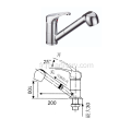 Robinet monotrou rétractable